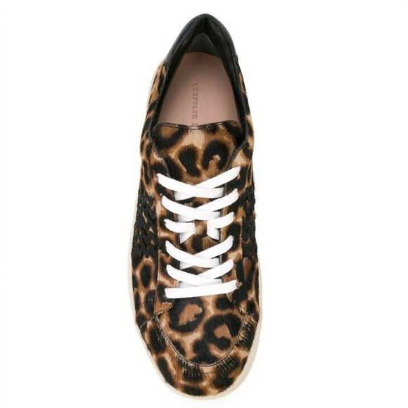 NEW LOEFFLER RANDALL women's elliot sneaker in leopard print - Picture 4 of 4